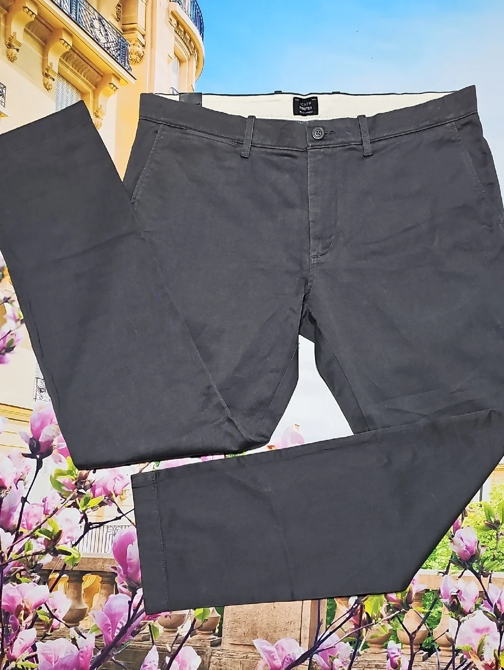 J. Crew Gray Slim Fit Chinos Pants Size 34x30 New